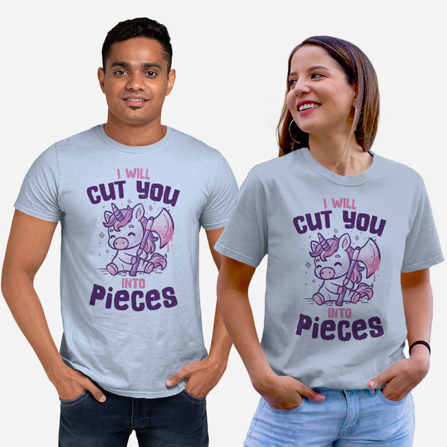 I Will Cut You Into Pieces-Unisex-Basic-Tee-koalastudio