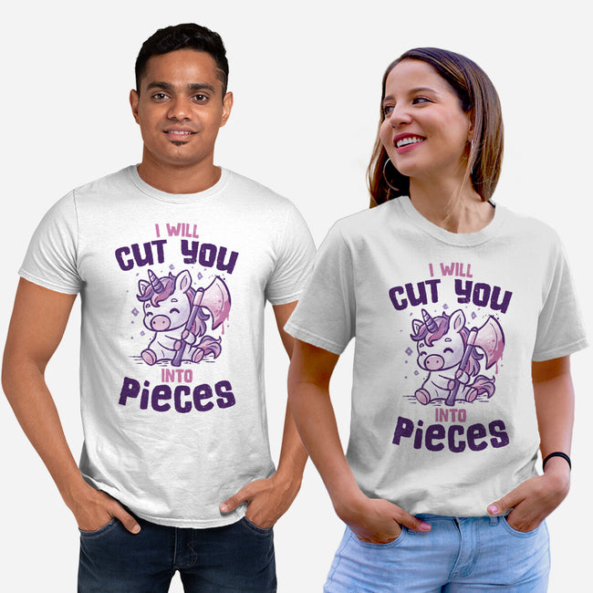 I Will Cut You Into Pieces-Unisex-Basic-Tee-koalastudio