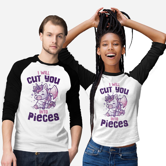 I Will Cut You Into Pieces-Unisex-Baseball-Tee-koalastudio