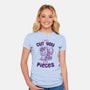 I Will Cut You Into Pieces-Womens-Fitted-Tee-koalastudio