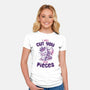 I Will Cut You Into Pieces-Womens-Fitted-Tee-koalastudio