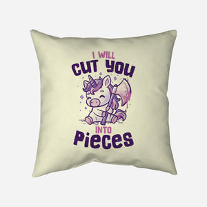 I Will Cut You Into Pieces-None-Removable Cover w Insert-Throw Pillow-koalastudio