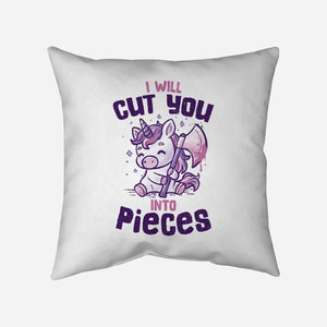 I Will Cut You Into Pieces-None-Removable Cover w Insert-Throw Pillow-koalastudio