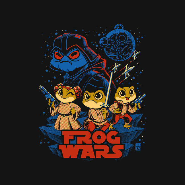 Frog Wars-Womens-Fitted-Tee-worlddominationforcats