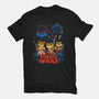Frog Wars-Womens-Basic-Tee-worlddominationforcats