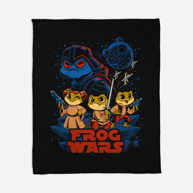 Frog Wars-None-Fleece-Blanket-worlddominationforcats