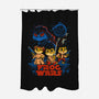 Frog Wars-None-Polyester-Shower Curtain-worlddominationforcats