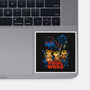 Frog Wars-None-Glossy-Sticker-worlddominationforcats