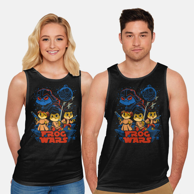 Frog Wars-Unisex-Basic-Tank-worlddominationforcats