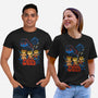Frog Wars-Unisex-Basic-Tee-worlddominationforcats