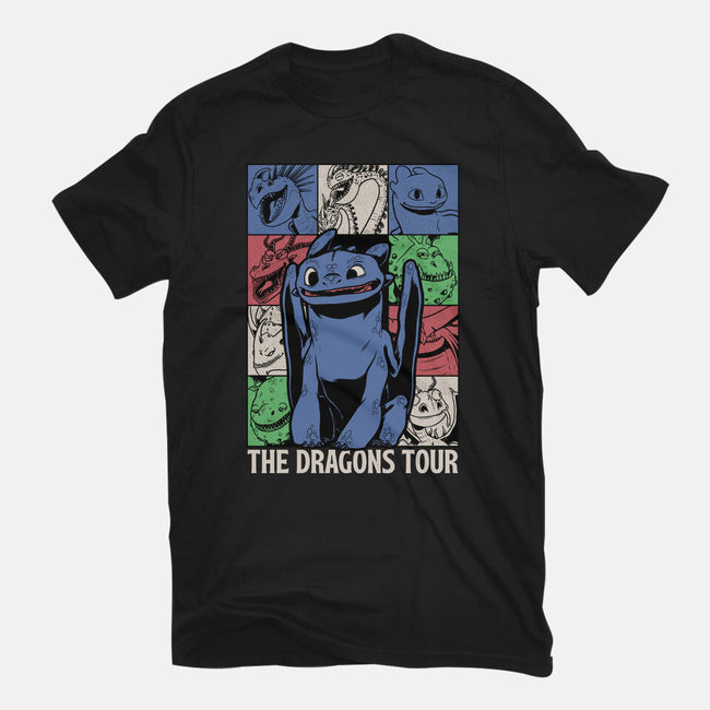 Dragons Tour Movie-Womens-Basic-Tee-Studio Mootant