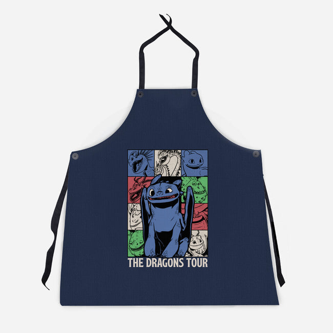 Dragons Tour Movie-Unisex-Kitchen-Apron-Studio Mootant
