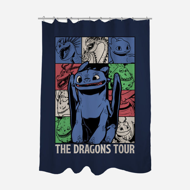 Dragons Tour Movie-None-Polyester-Shower Curtain-Studio Mootant