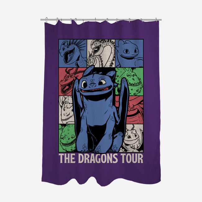 Dragons Tour Movie-None-Polyester-Shower Curtain-Studio Mootant