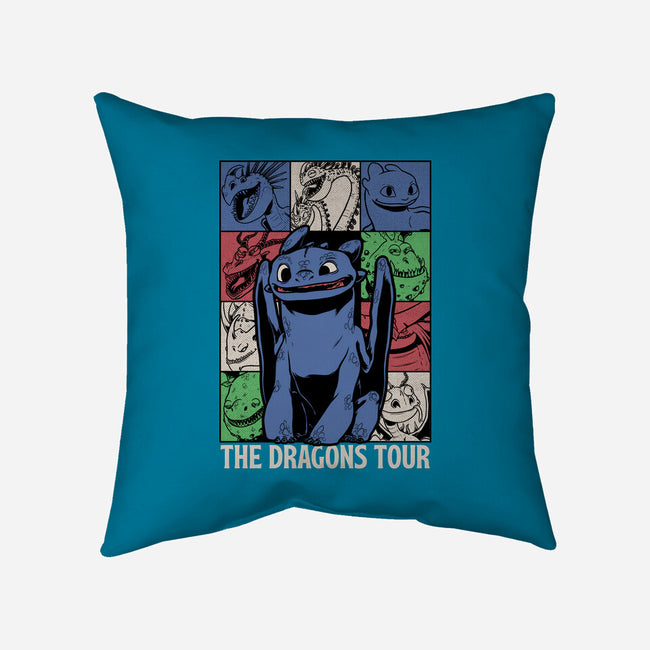 Dragons Tour Movie-None-Removable Cover w Insert-Throw Pillow-Studio Mootant
