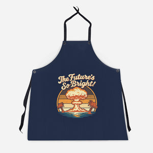 The Future's So Bright-Unisex-Kitchen-Apron-Nemons