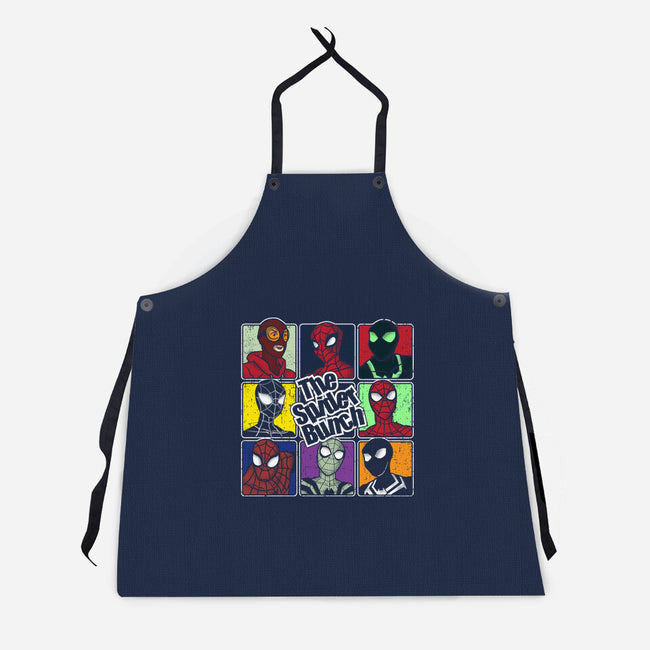 The Spider-man Bunch-Unisex-Kitchen-Apron-turborat14