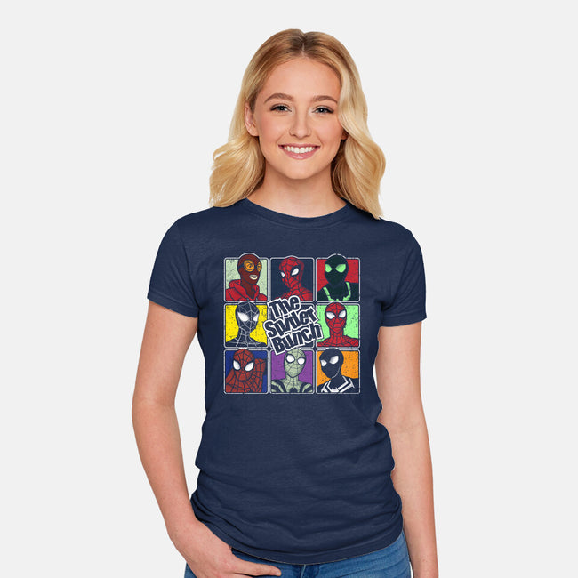 The Spider-man Bunch-Womens-Fitted-Tee-turborat14