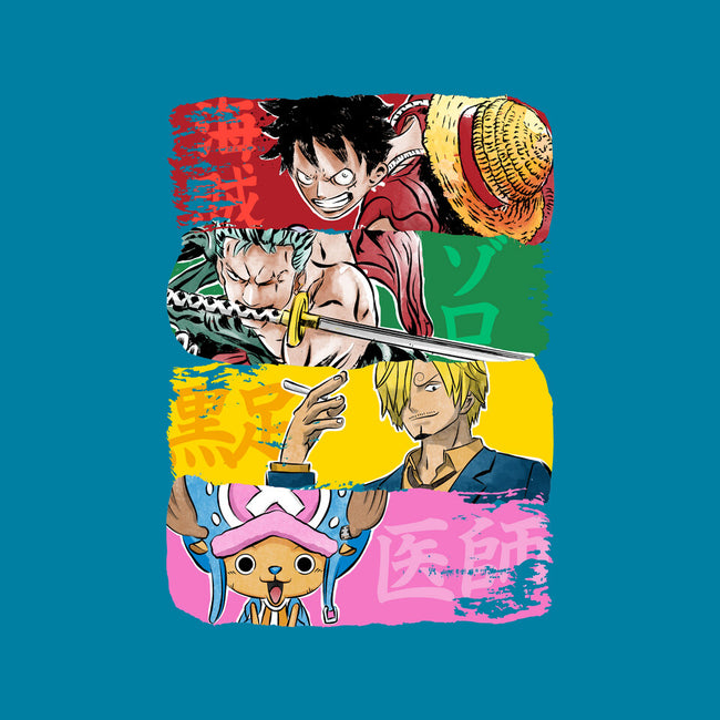 Pirate Brushstrokes-Womens-Fitted-Tee-DrMonekers