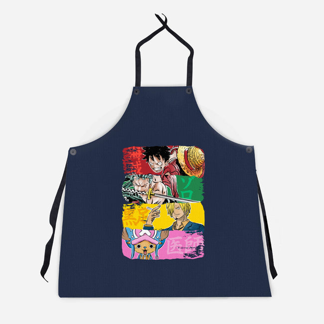 Pirate Brushstrokes-Unisex-Kitchen-Apron-DrMonekers