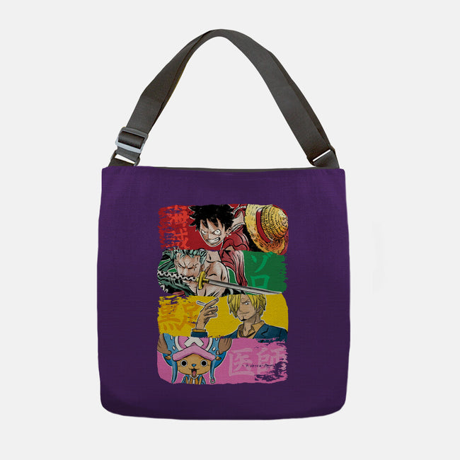 Pirate Brushstrokes-None-Adjustable Tote-Bag-DrMonekers