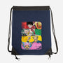 Pirate Brushstrokes-None-Drawstring-Bag-DrMonekers