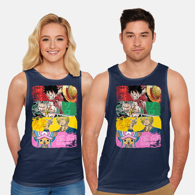Pirate Brushstrokes-Unisex-Basic-Tank-DrMonekers