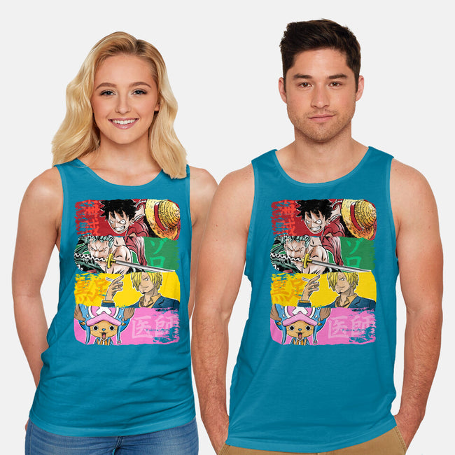 Pirate Brushstrokes-Unisex-Basic-Tank-DrMonekers