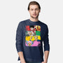 Pirate Brushstrokes-Mens-Long Sleeved-Tee-DrMonekers