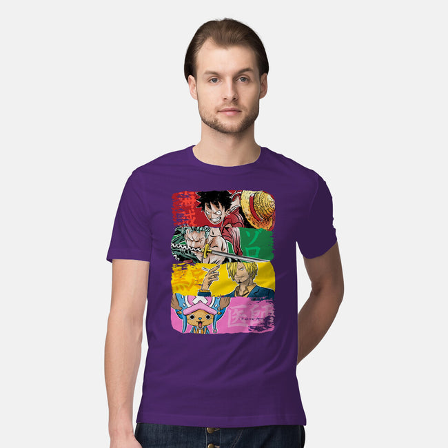Pirate Brushstrokes-Mens-Premium-Tee-DrMonekers