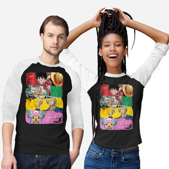 Pirate Brushstrokes-Unisex-Baseball-Tee-DrMonekers