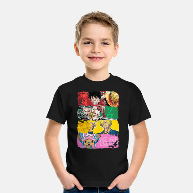 Pirate Brushstrokes-Youth-Basic-Tee-DrMonekers