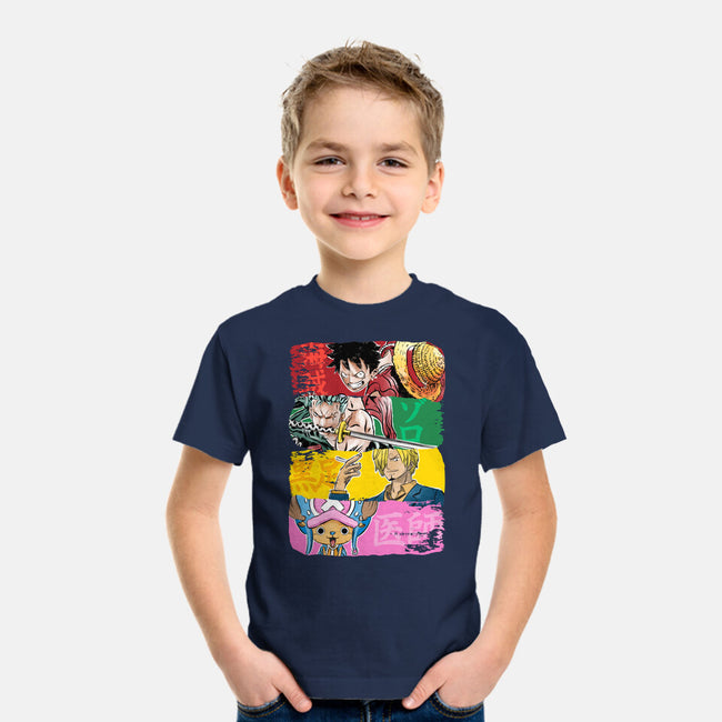 Pirate Brushstrokes-Youth-Basic-Tee-DrMonekers