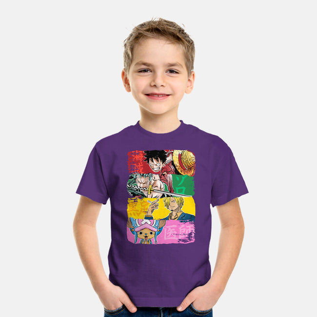 Pirate Brushstrokes-Youth-Basic-Tee-DrMonekers