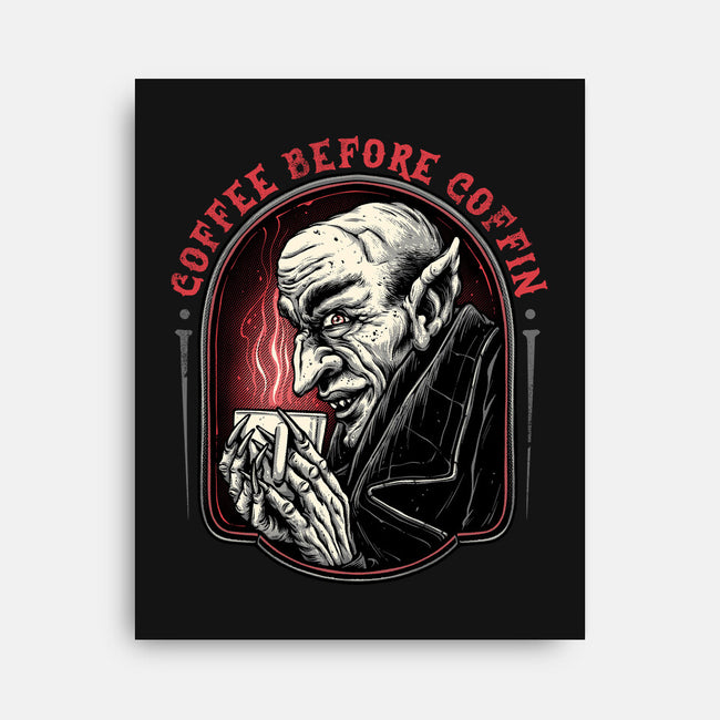 Coffee Before Coffin-None-Stretched-Canvas-glitchygorilla