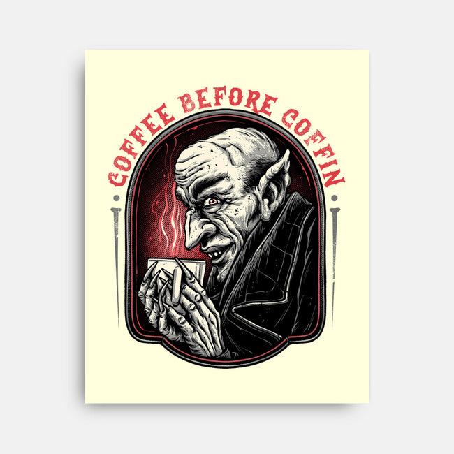 Coffee Before Coffin-None-Stretched-Canvas-glitchygorilla