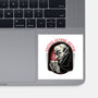 Coffee Before Coffin-None-Glossy-Sticker-glitchygorilla