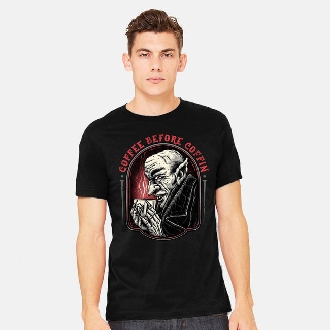 Coffee Before Coffin-Mens-Heavyweight-Tee-glitchygorilla