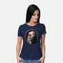 Coffee Before Coffin-Womens-Basic-Tee-glitchygorilla