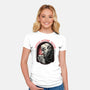 Coffee Before Coffin-Womens-Fitted-Tee-glitchygorilla