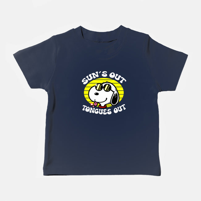 Sun's Out Tongues Out-Baby-Basic-Tee-krisren28