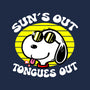 Sun's Out Tongues Out-Unisex-Kitchen-Apron-krisren28