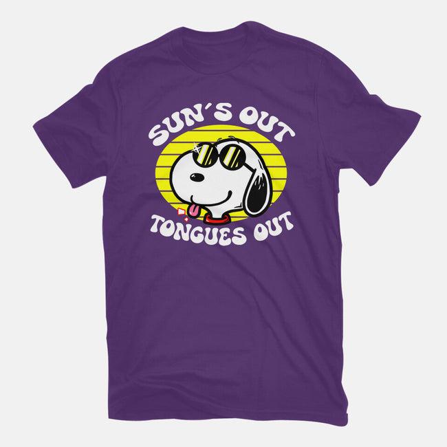 Sun's Out Tongues Out-Youth-Basic-Tee-krisren28