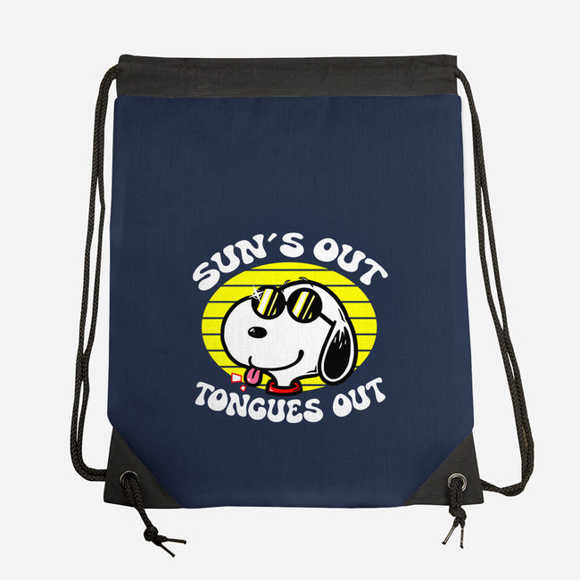 Sun's Out Tongues Out-None-Drawstring-Bag-krisren28
