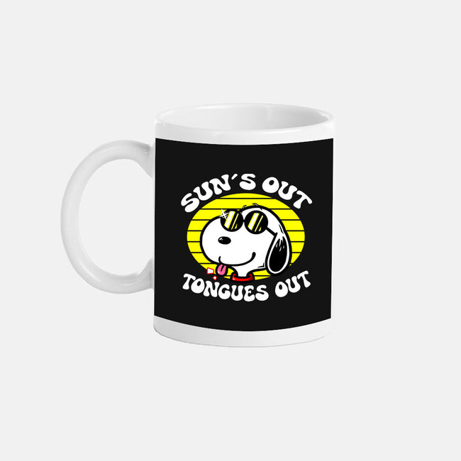 Sun's Out Tongues Out-None-Mug-Drinkware-krisren28
