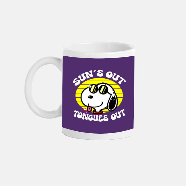 Sun's Out Tongues Out-None-Mug-Drinkware-krisren28