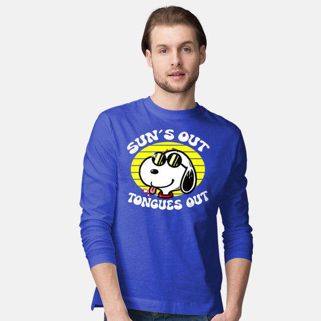 Sun's Out Tongues Out-Mens-Long Sleeved-Tee-krisren28