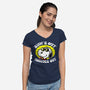 Sun's Out Tongues Out-Womens-V-Neck-Tee-krisren28