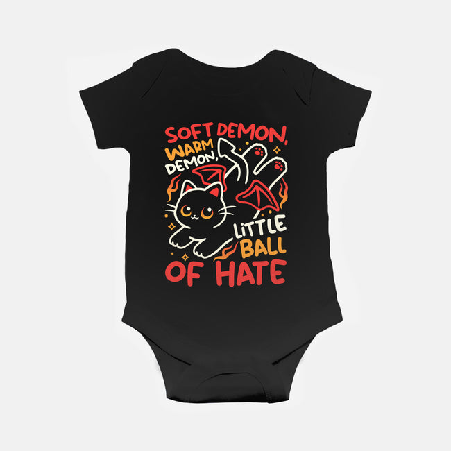 Soft Demon Warm Demon-Baby-Basic-Onesie-NemiMakeit