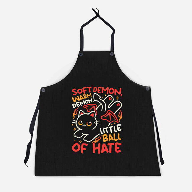 Soft Demon Warm Demon-Unisex-Kitchen-Apron-NemiMakeit